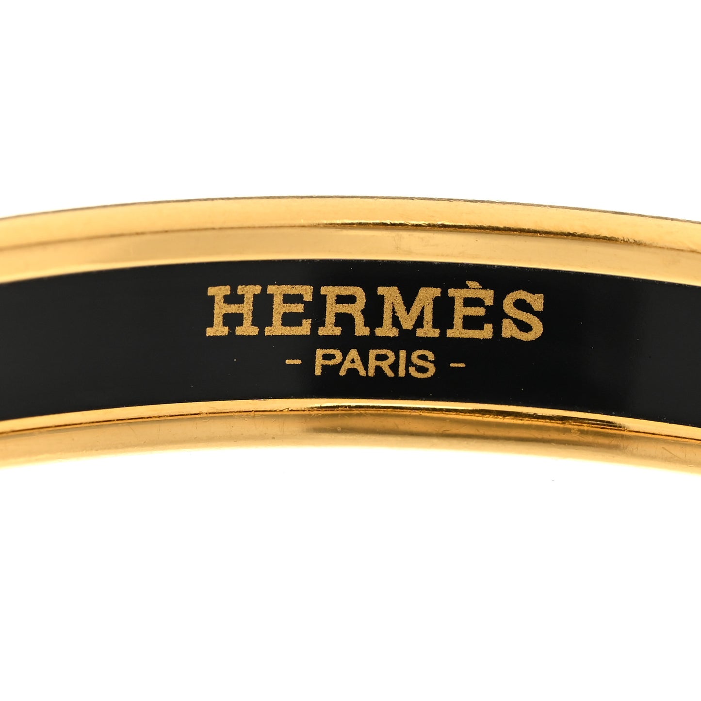 Enamel Printed Narrow Caleche Bracelet 65 Framboise