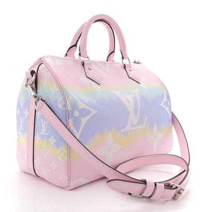 Louis Vuitton Monogram Escale Speedy Bandouliere 30 Pastel 2 of 12
