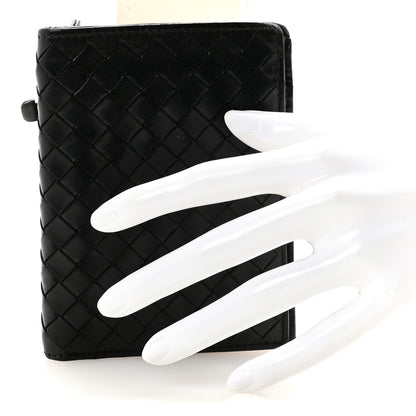 Bottega Veneta Intrecciato Wallet With Chain Black 2 of 8