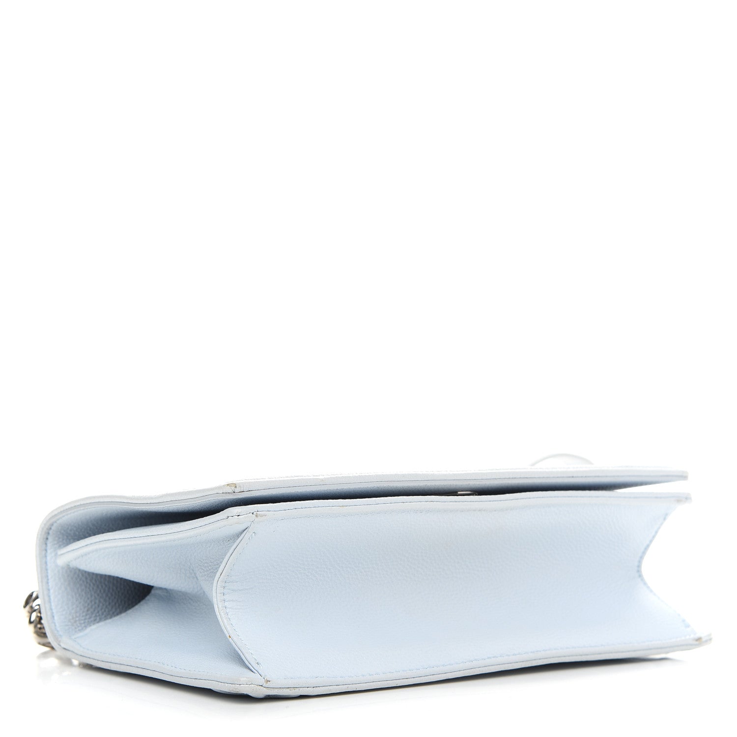 Christian Dior Grained Calfskin Medium Diorama Flap Bag Light blue 4 of 12