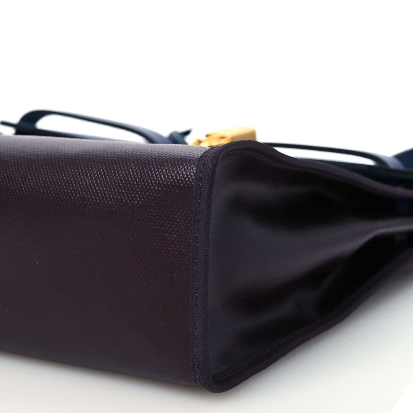 Toile H Berline Vache Hunter Herbag Zip PM 31 Cassis Ecru Black Bleu Saphir