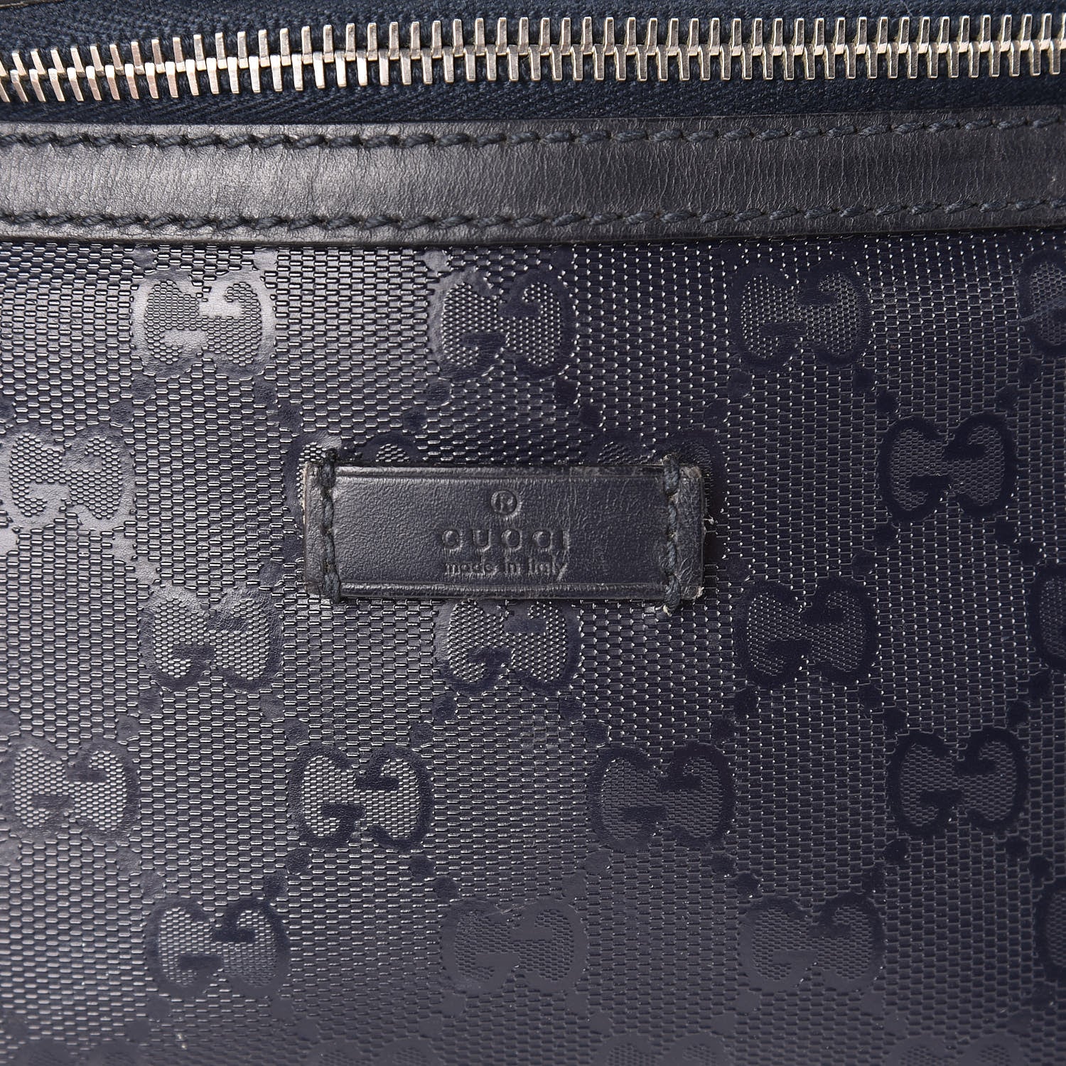 Gucci Imprime Monogram Belt Bag Navy 15 of 19