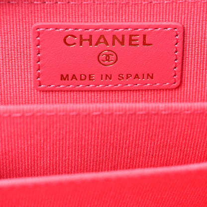 Chanel Caviar Quilted Perforated CC Zip Coin Purse Black 6 of 8