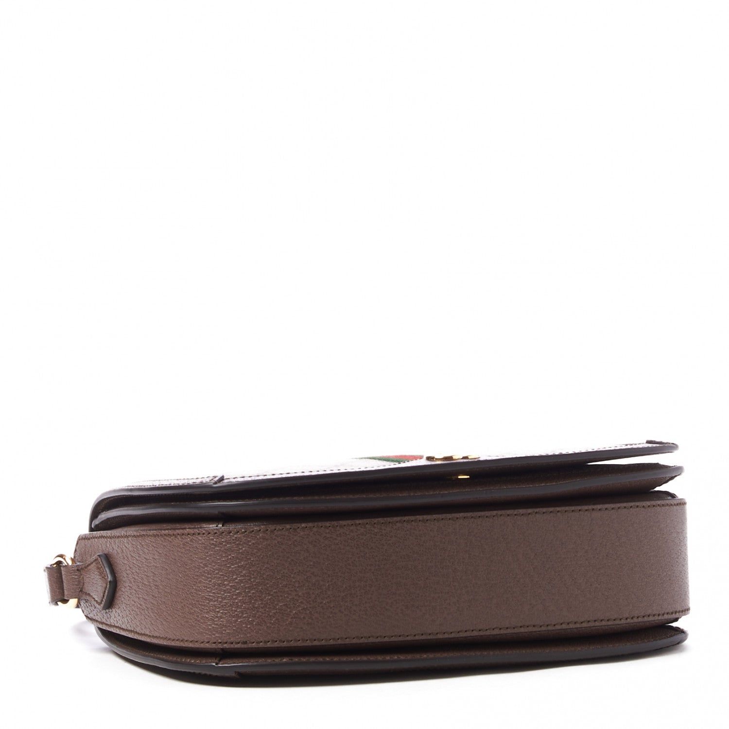 Gucci GG Supreme Monogram Web Small Ophidia Flap Messenger Bag Brown 4 of 10