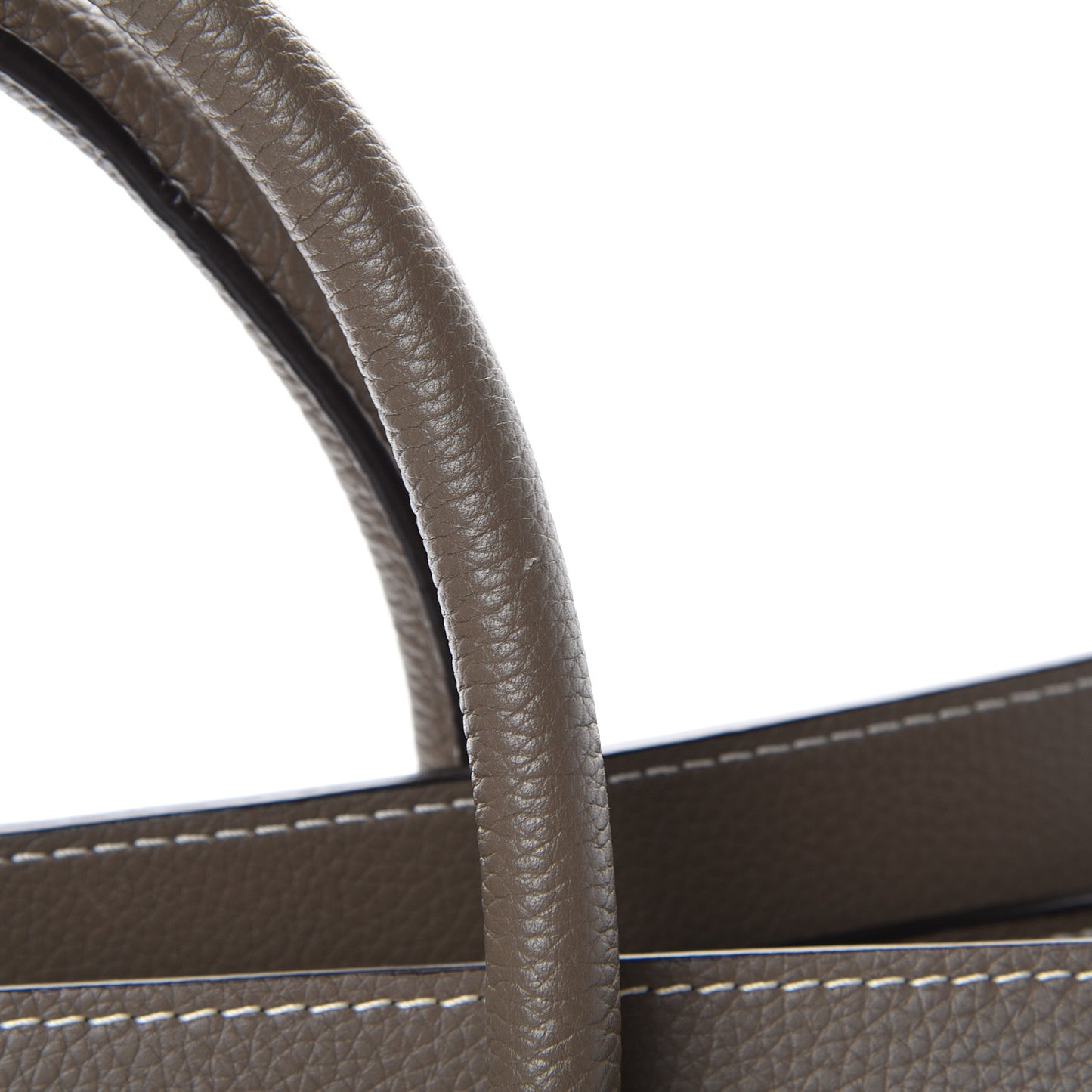 Drummed Calfskin Mini Luggage Souris