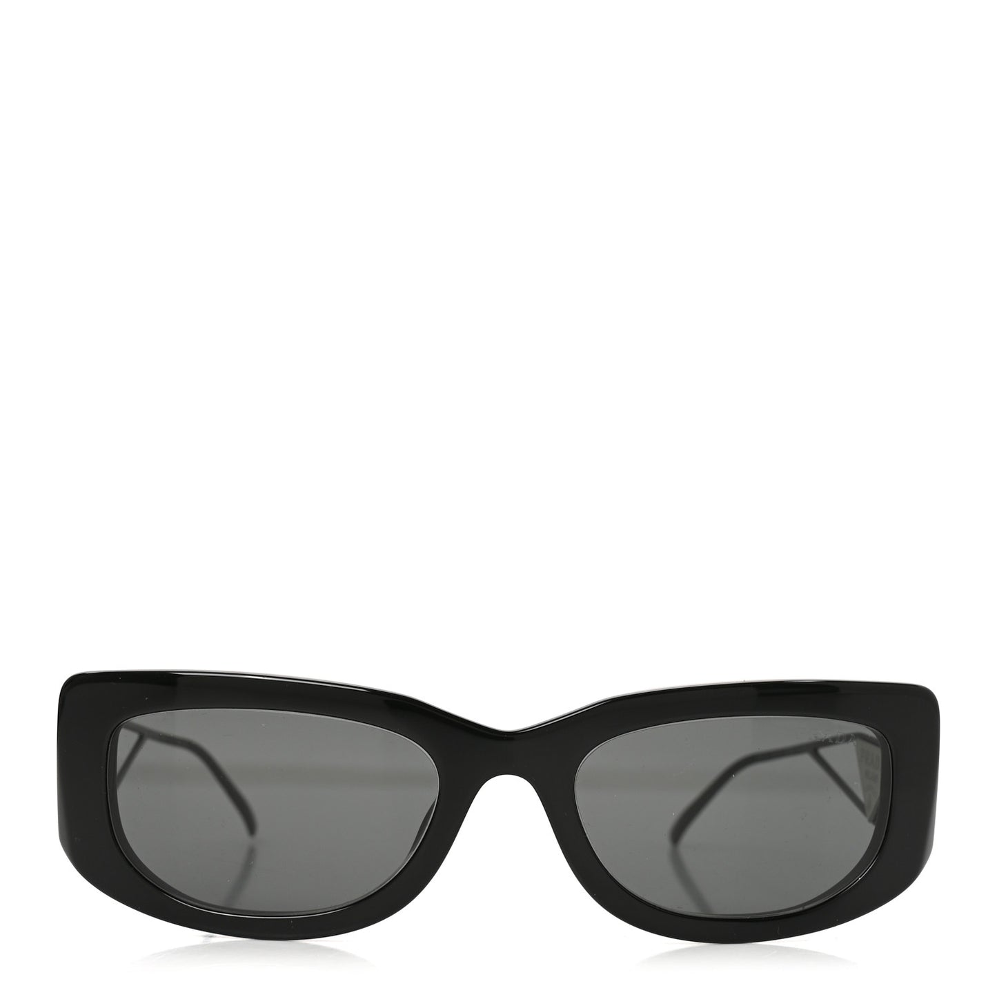 Acetate Sunglasses SPR 14Y Black Slate Gray