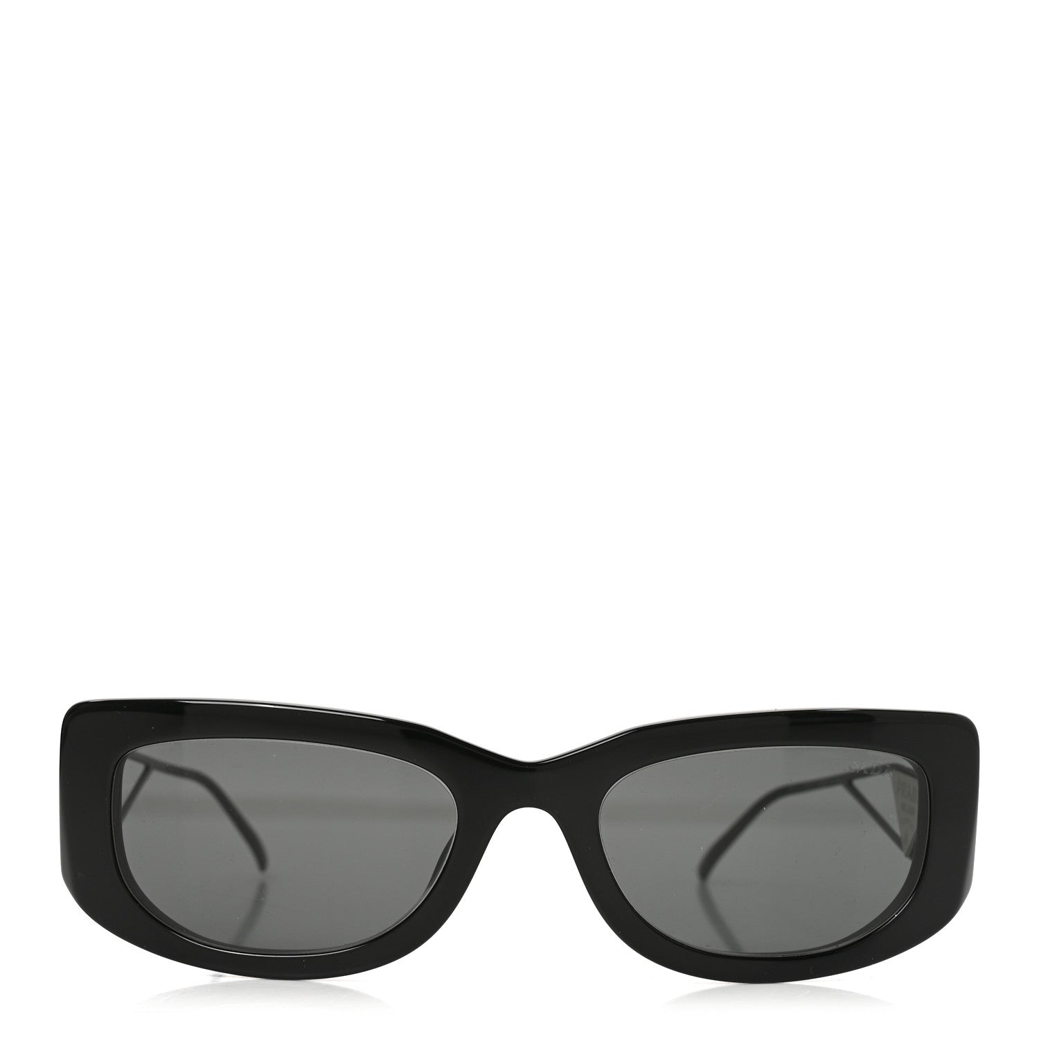 Prada Acetate Sunglasses SPR 14Y Black Slate Gray 2 of 7