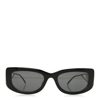 Prada Acetate Sunglasses SPR 14Y Black Slate Gray 2 of 7