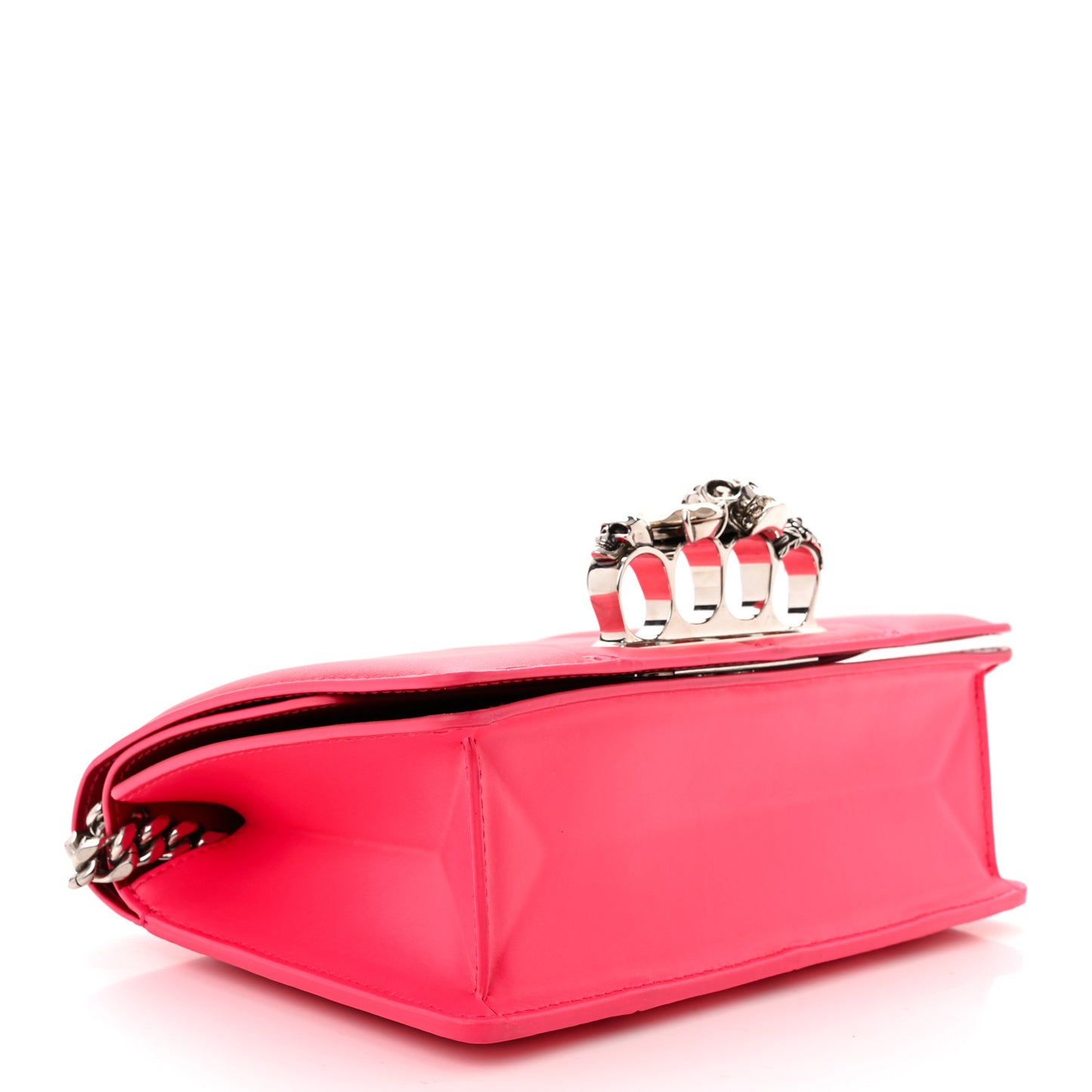Calfskin Small Slash Bag Fuscia Lipstick