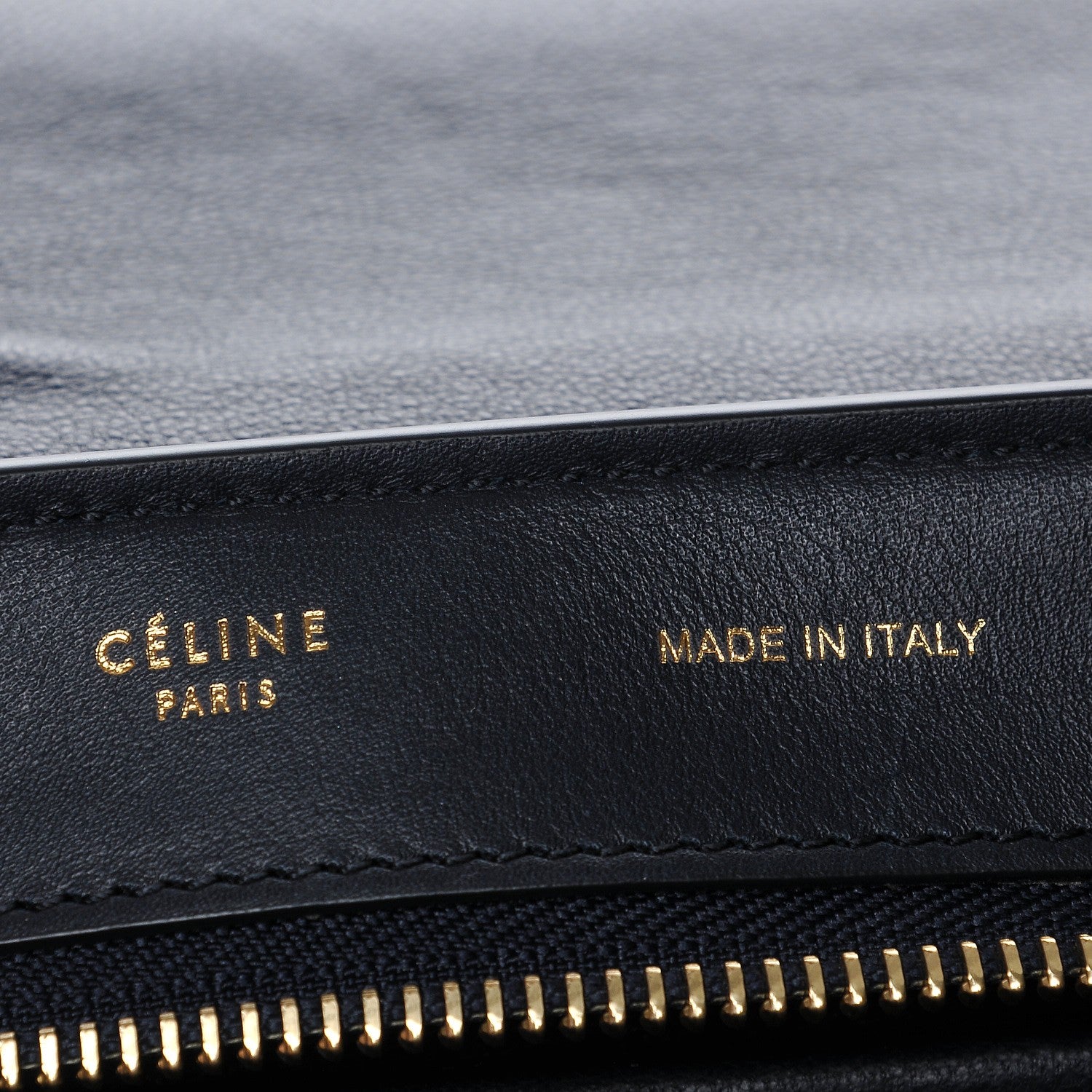 Celine Smooth Calfskin Suede Medium Tri-Color Trapeze Cobalt 8 of 9