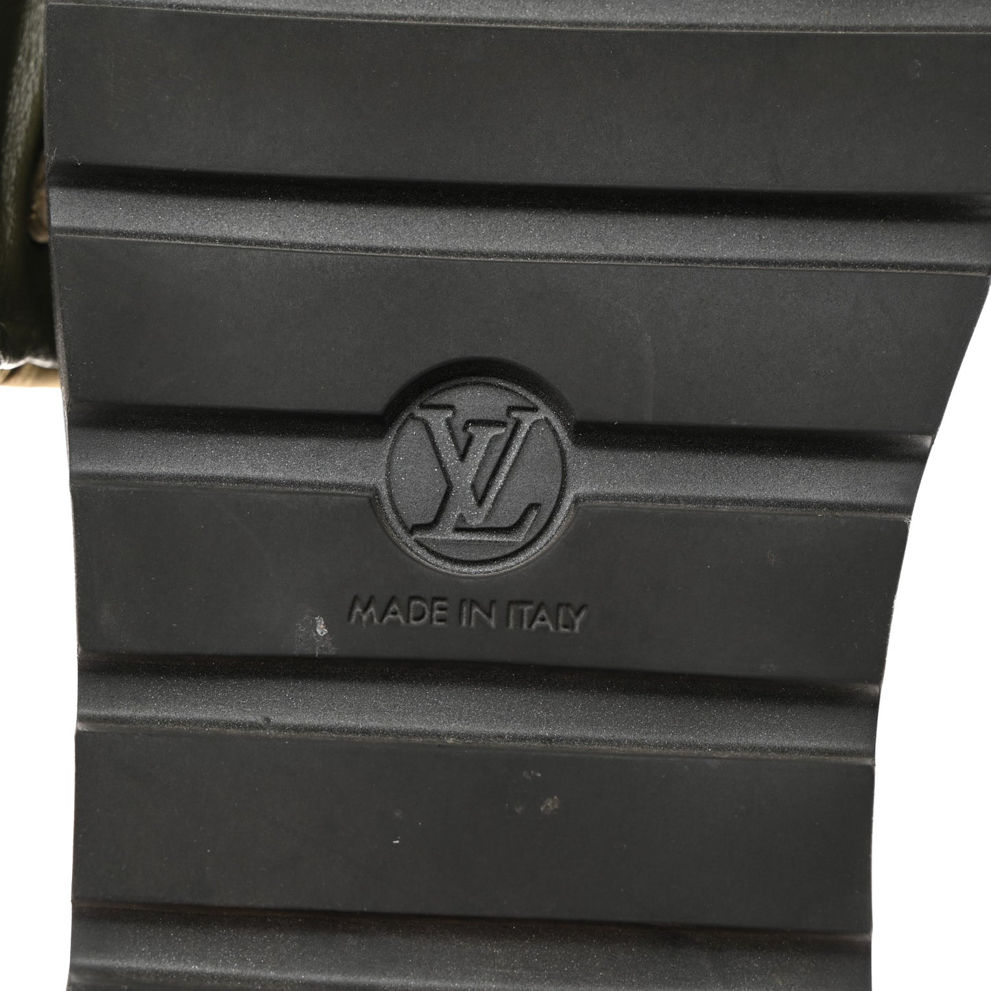 Technical Fabric Embossed Monogram Pool Pillow Comfort Mules 40 Khaki