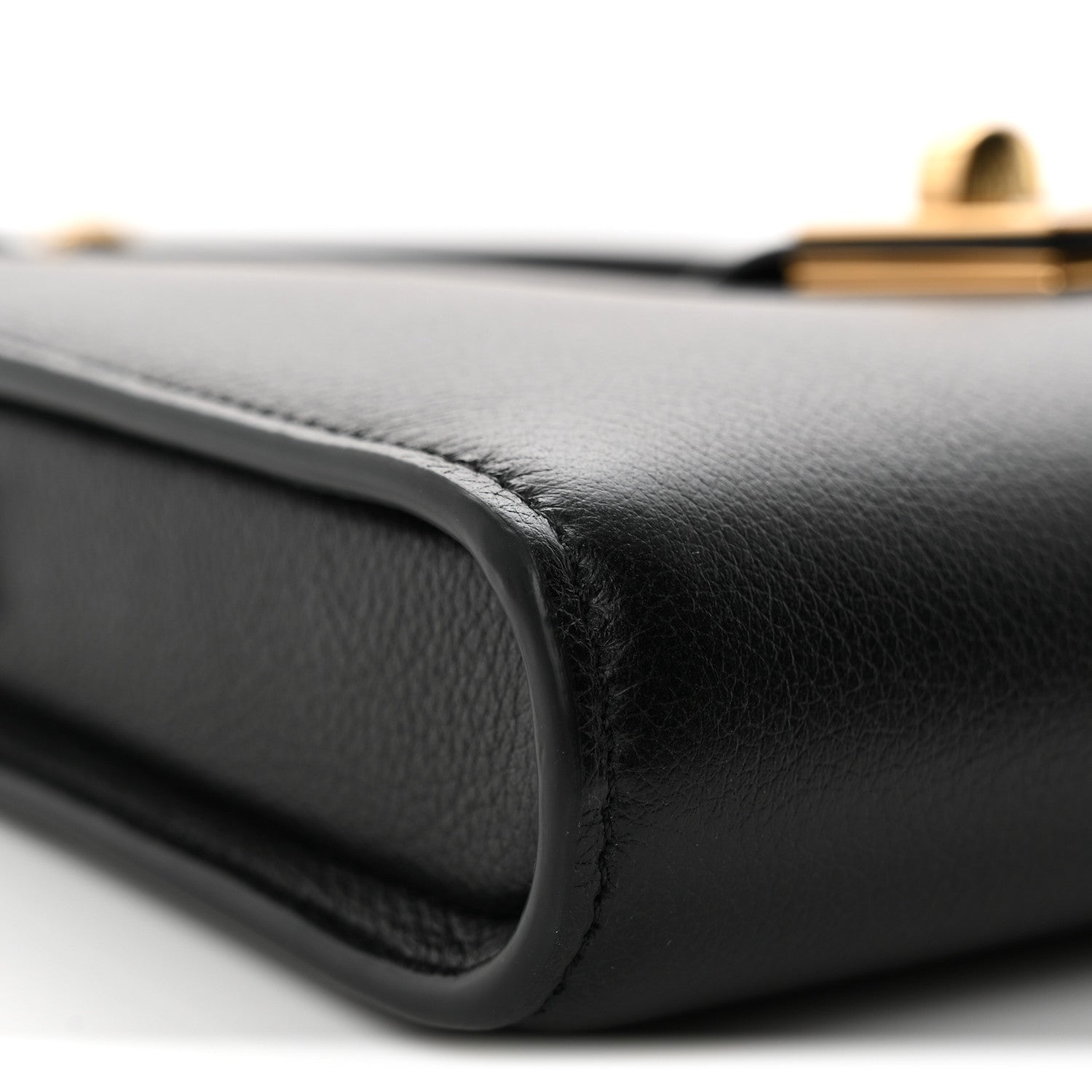 Celine Grained Calfskin 16 Pochette Black 9 of 10