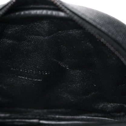 Saint Laurent Grain De Poudre Matelasse Monogram Mini Lou Camera Bag Black 10 of 15