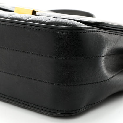 Saint Laurent Lambskin Matelasse Monogram Medium Vicky Chain Bag Black 11 of 11