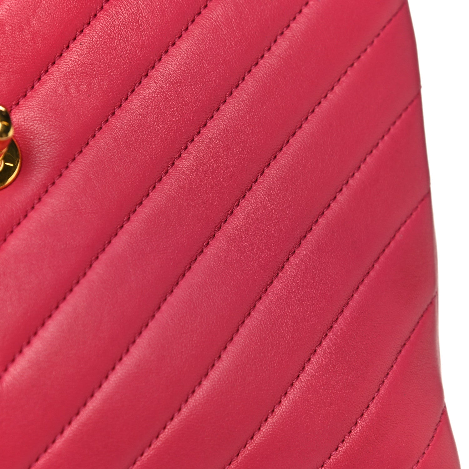 Chanel Lambskin Chevron Quilted Small Trendy CC Dual Handle Flap Bag Pink 12 of 14