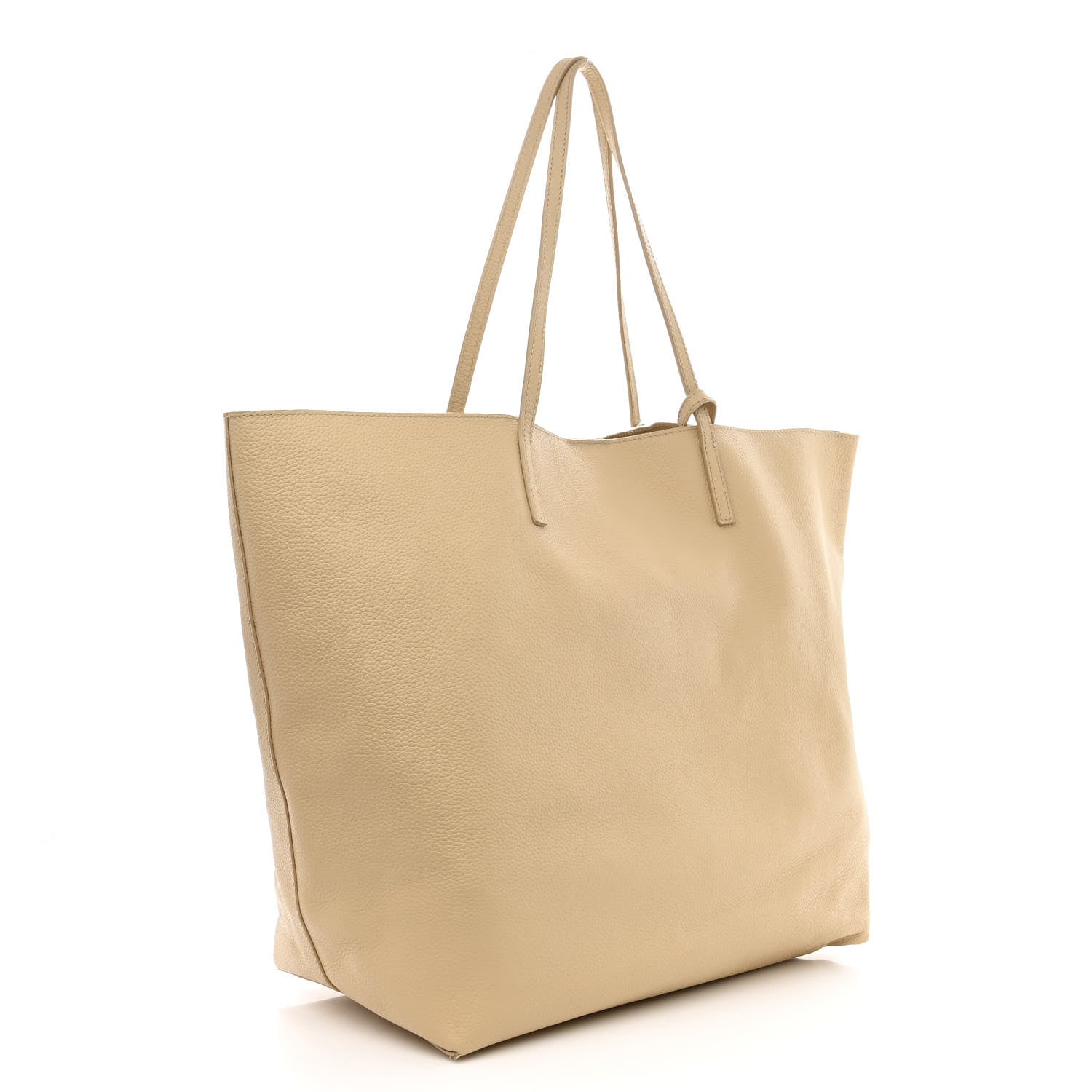 Alexander McQueen Grained Calfskin Skull Open Shopper Tote Blonde 4 of 13