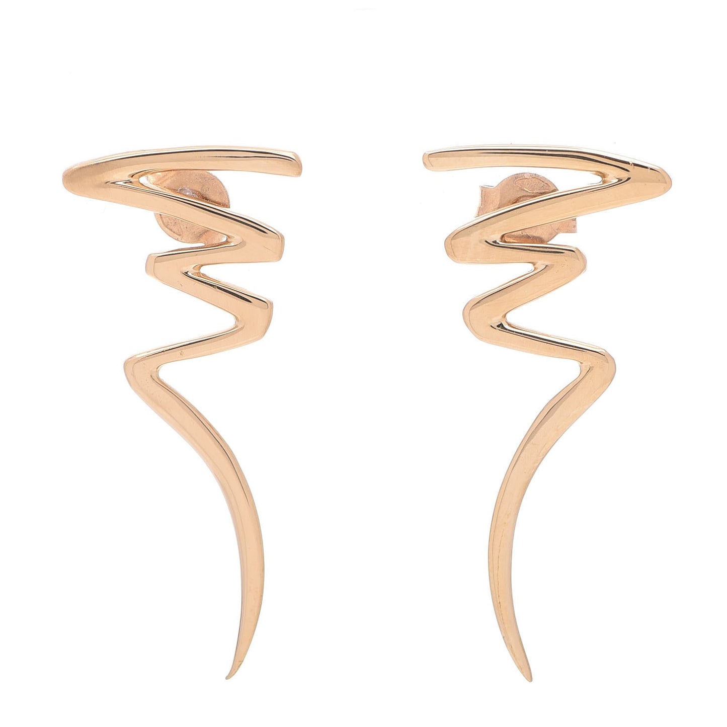 18K Yellow Gold Paloma Picasso Scribbles Earrings