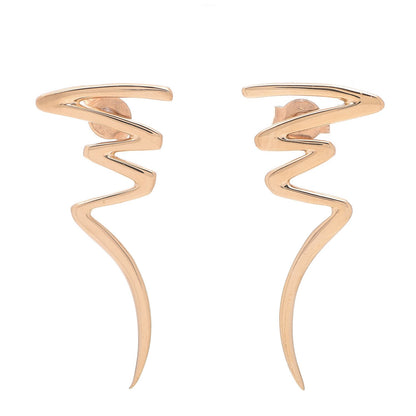 Tiffany 18K Yellow Gold Paloma Picasso Scribbles Earrings 1 of 6