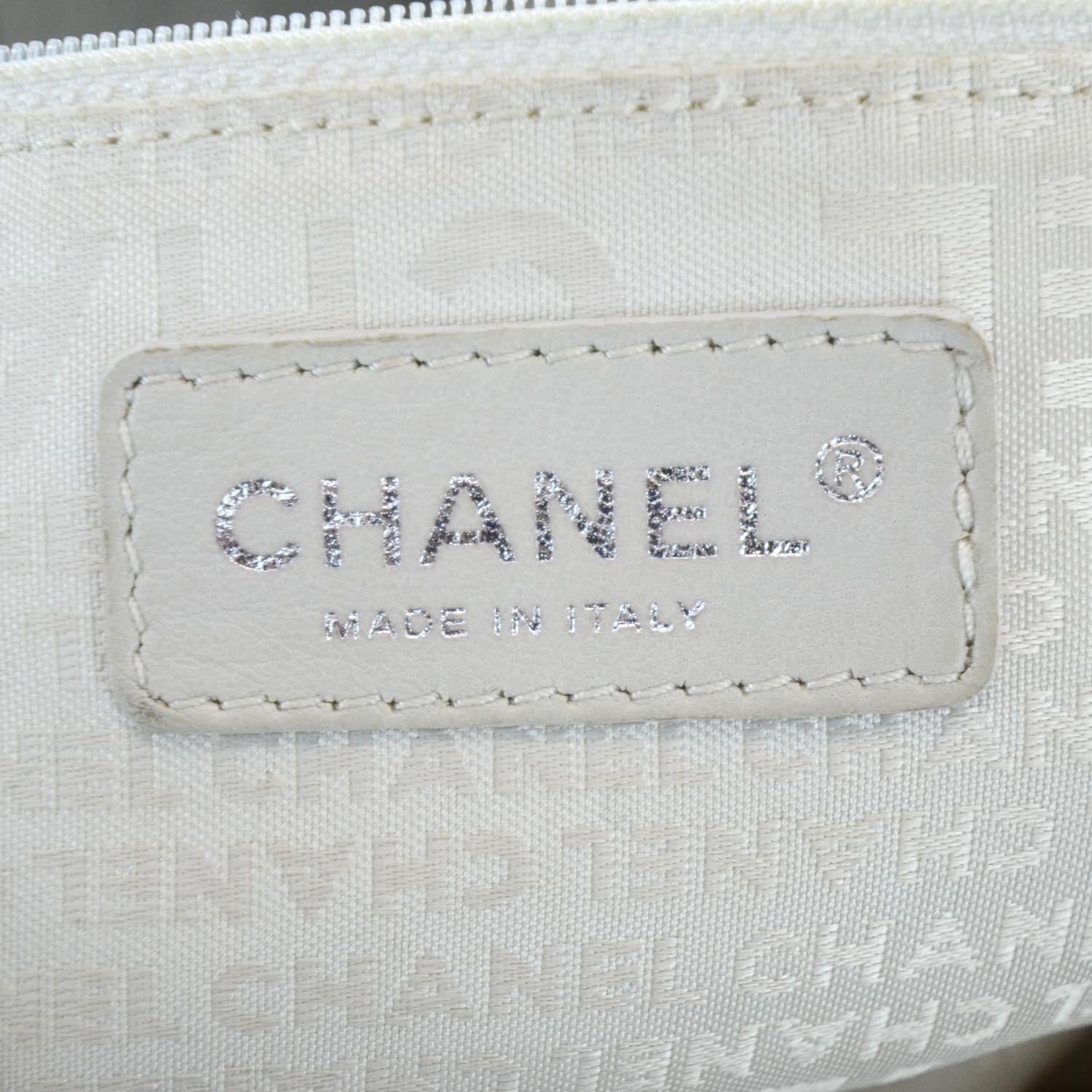 Chanel Caviar Coco Cabas White 9 of 11