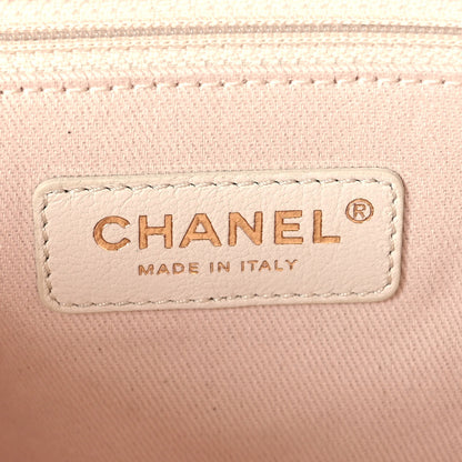 Chanel Lurex Boucle Small Deauville Tote Ivory 6 of 10