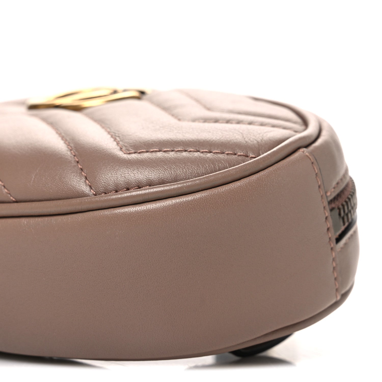 Gucci Calfskin Matelasse GG Marmont Belt Bag 105 42 Porcelain Rose 10 of 11