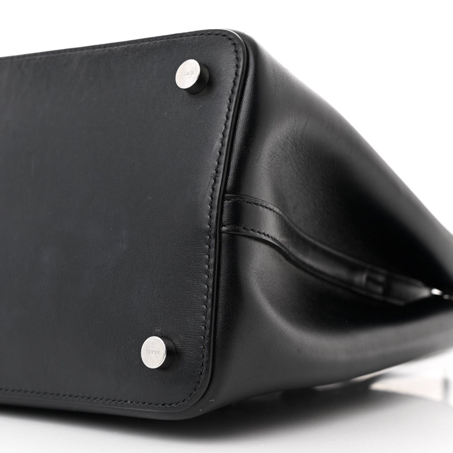 Alaia Calfskin Laser Cut Mina 25 Bag Black 10 of 10