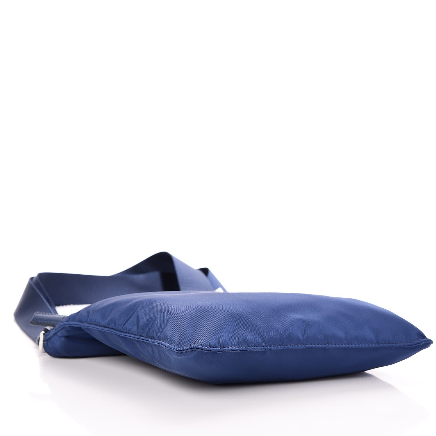 Prada Tessuto Nylon Flat Messenger Bag Royal Blue 4 of 9