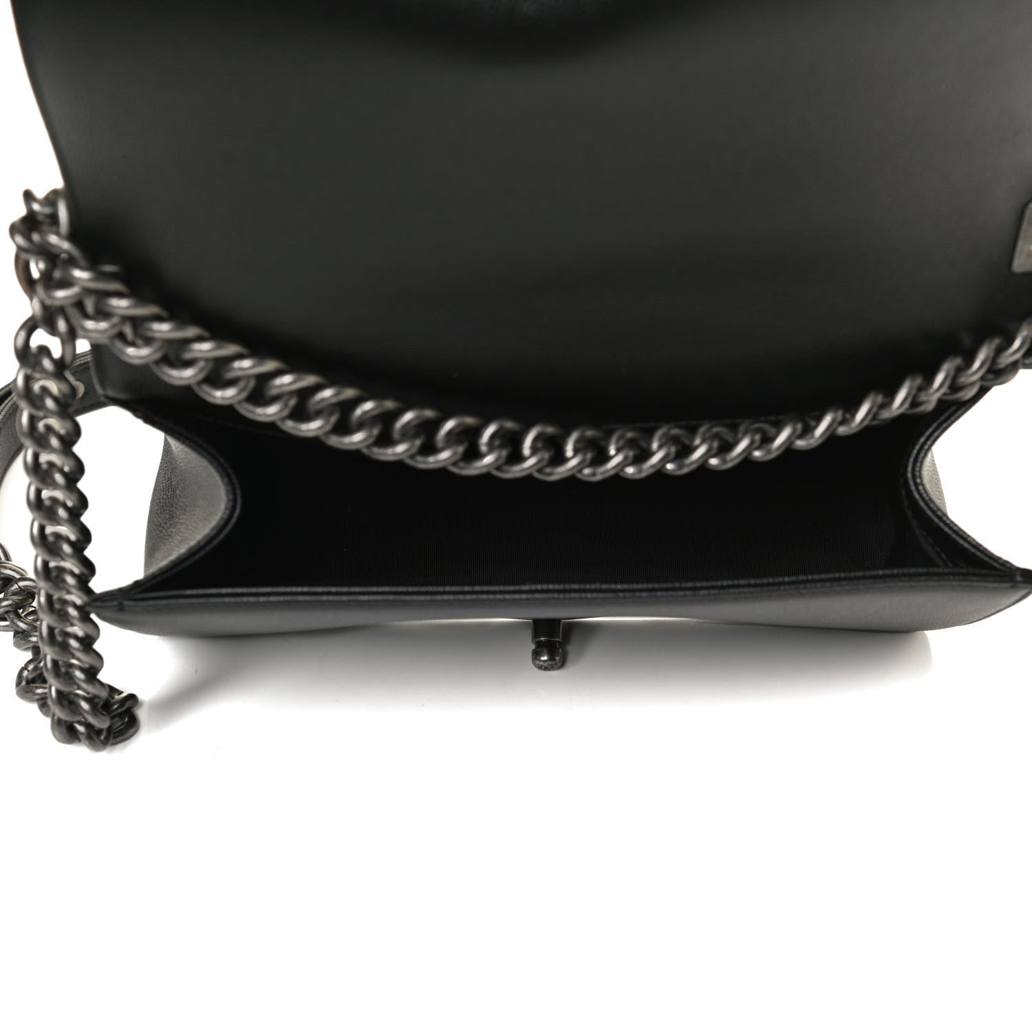 Chanel Caviar Quilted Medium Boy Flap Black 5 of 13
