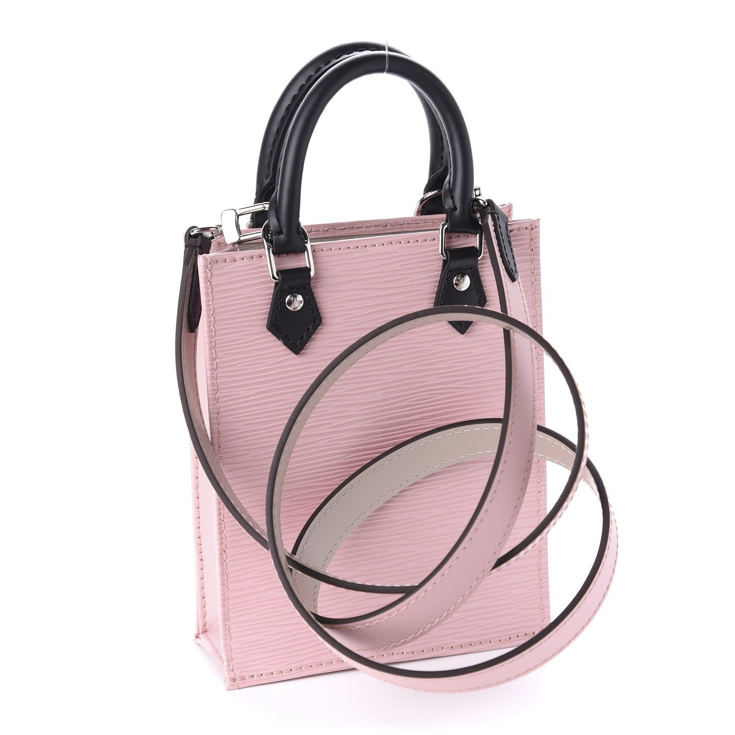 Louis Vuitton Epi Petit Sac Plat Rose Ballerine 3 of 10