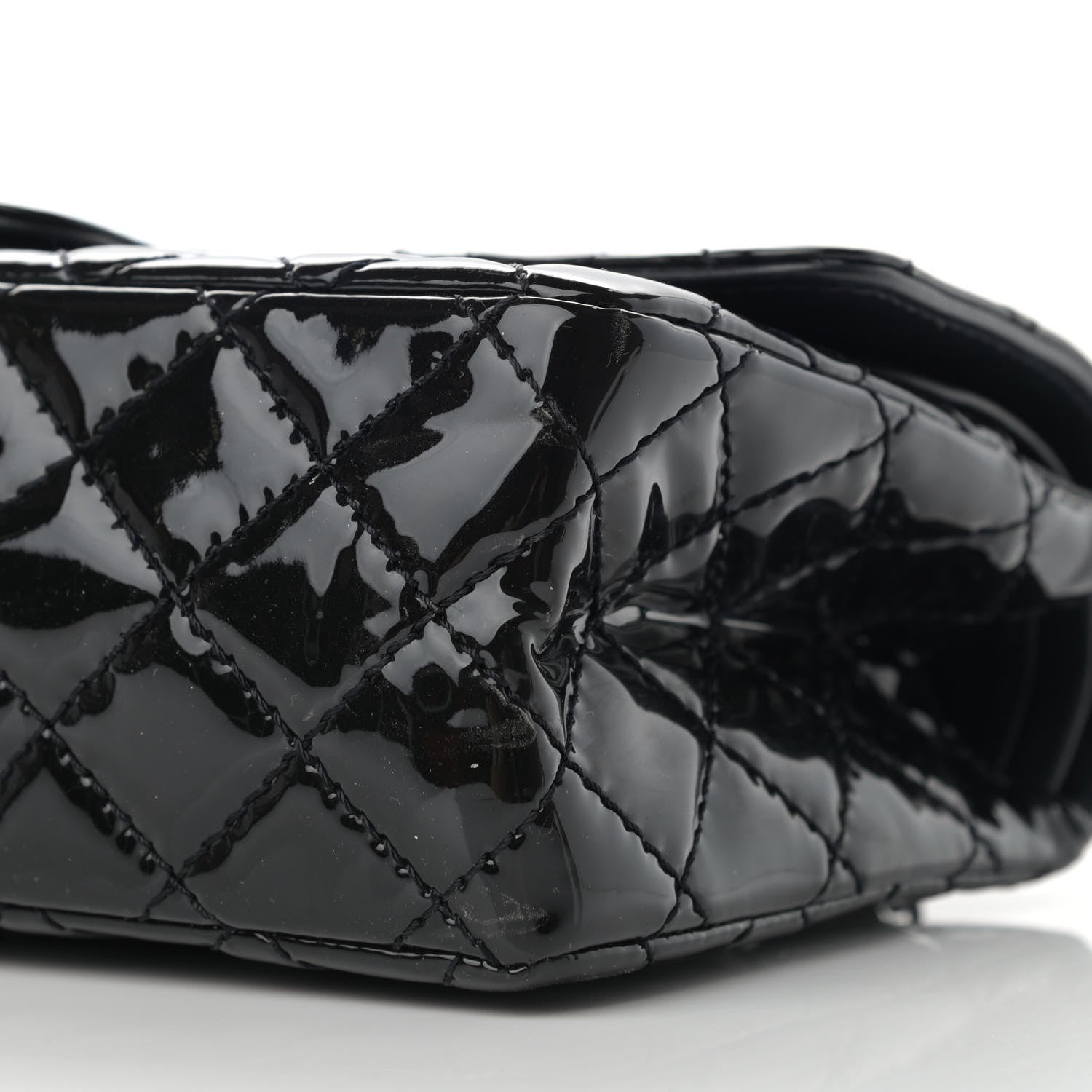 Chanel Patent Calfskin Quilted 2.55 Reissue 225 Flap So Black 10 of 13