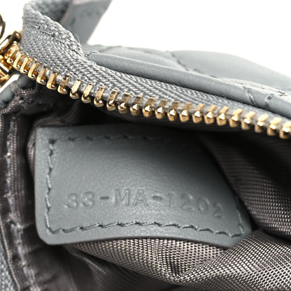 Christian Dior Lambskin Cannage Lady Dior Zipped Key Case Stone Grey 7 of 8