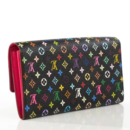 Louis Vuitton Monogram Multicolor Sarah Wallet Black Grenade 4 of 7