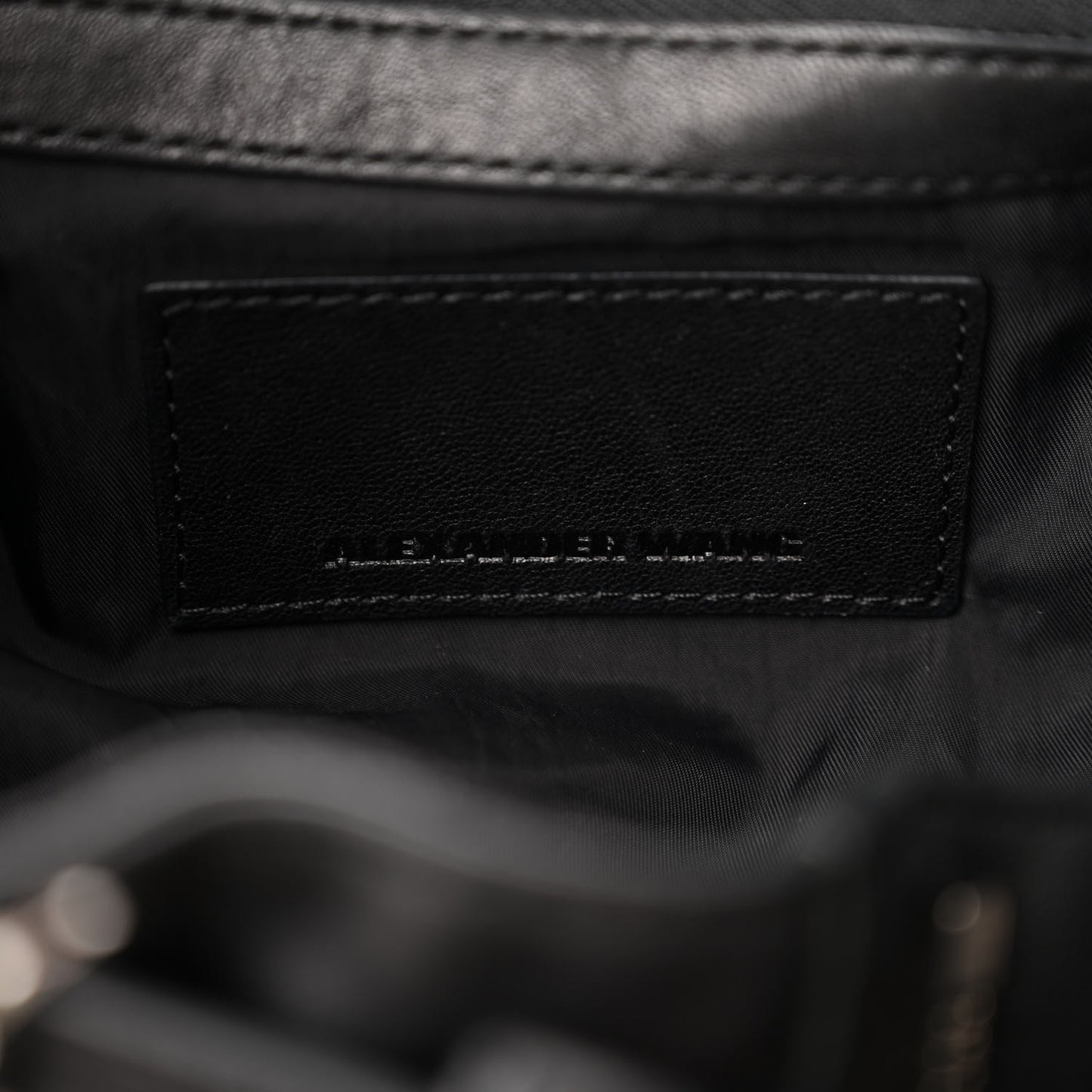 Lambskin Marti Backpack Bag Washed Black Rhodium Hardware