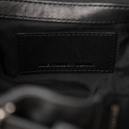 Alexander Wang Lambskin Marti Backpack Bag Washed Black Rhodium Hardware 6 of 9