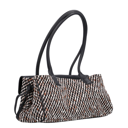 Chanel Tweed Calfskin Urban Essentials Small Shopping Bag Black Multicolor 3 of 10