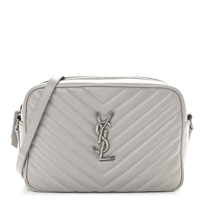 Saint Laurent Calfskin Matelasse Monogram Lou Camera Bag Granite 1 of 11