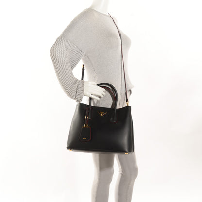 Prada City Calf Double Bag Nero Black 2 of 10