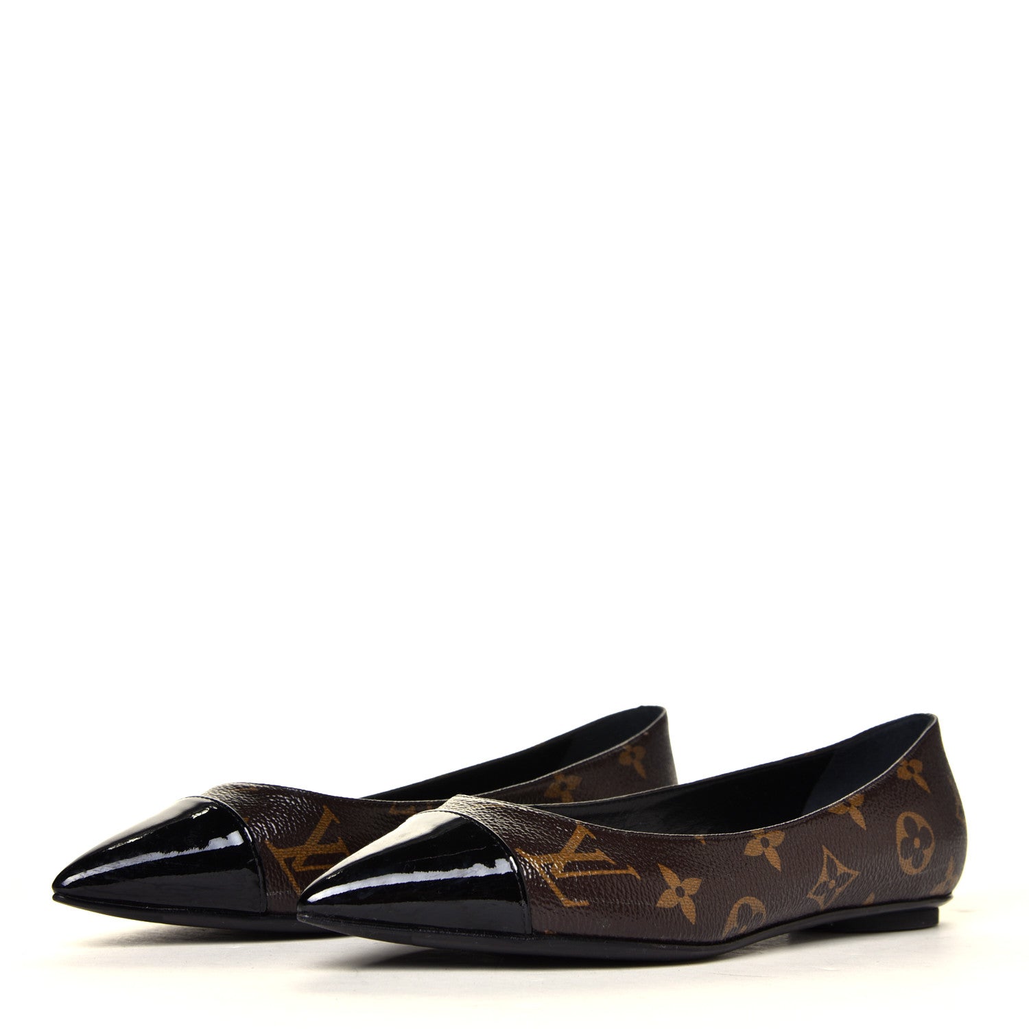 Louis Vuitton Patent Monogram Fetish Ballerina Flats 35.5 2 of 6