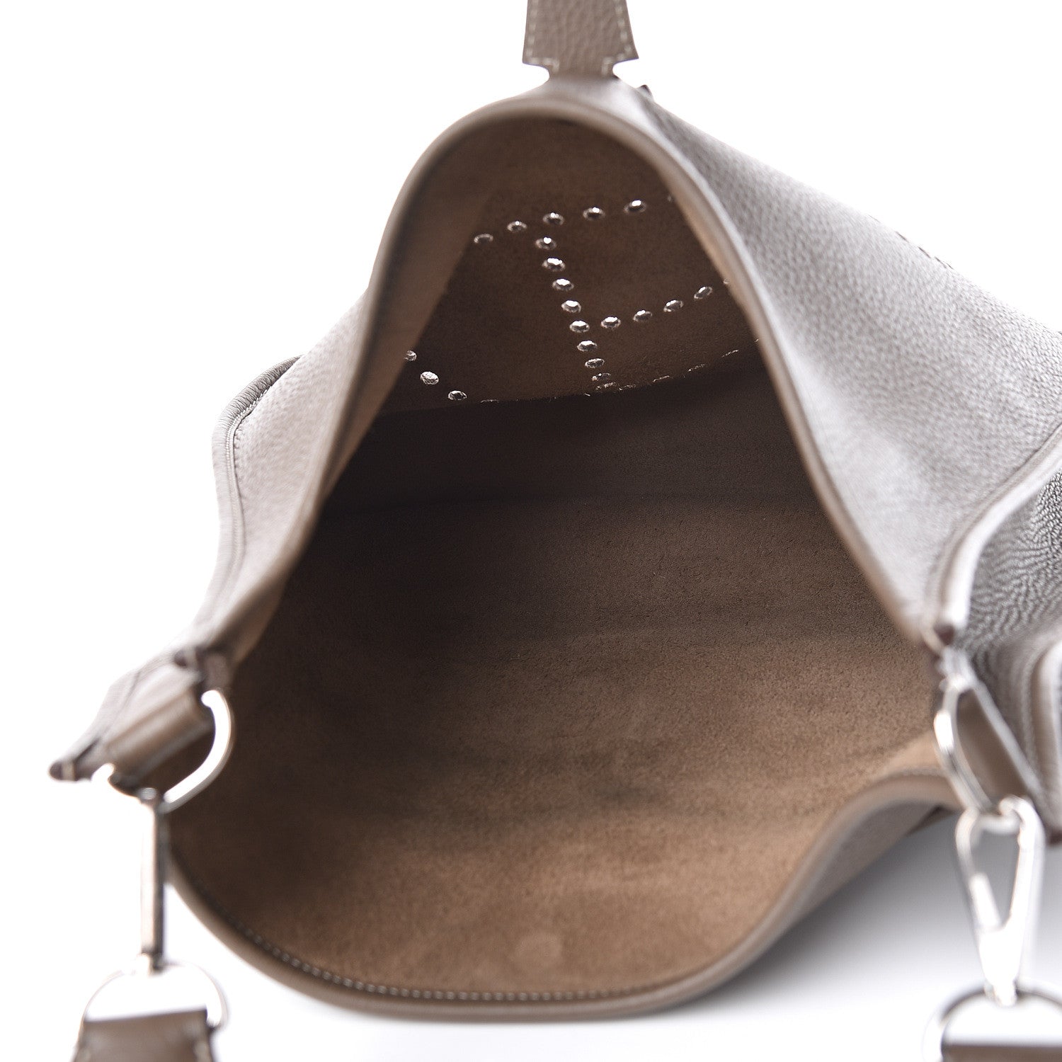 Hermes Taurillon Clemence Evelyne III GM Etoupe 5 of 20
