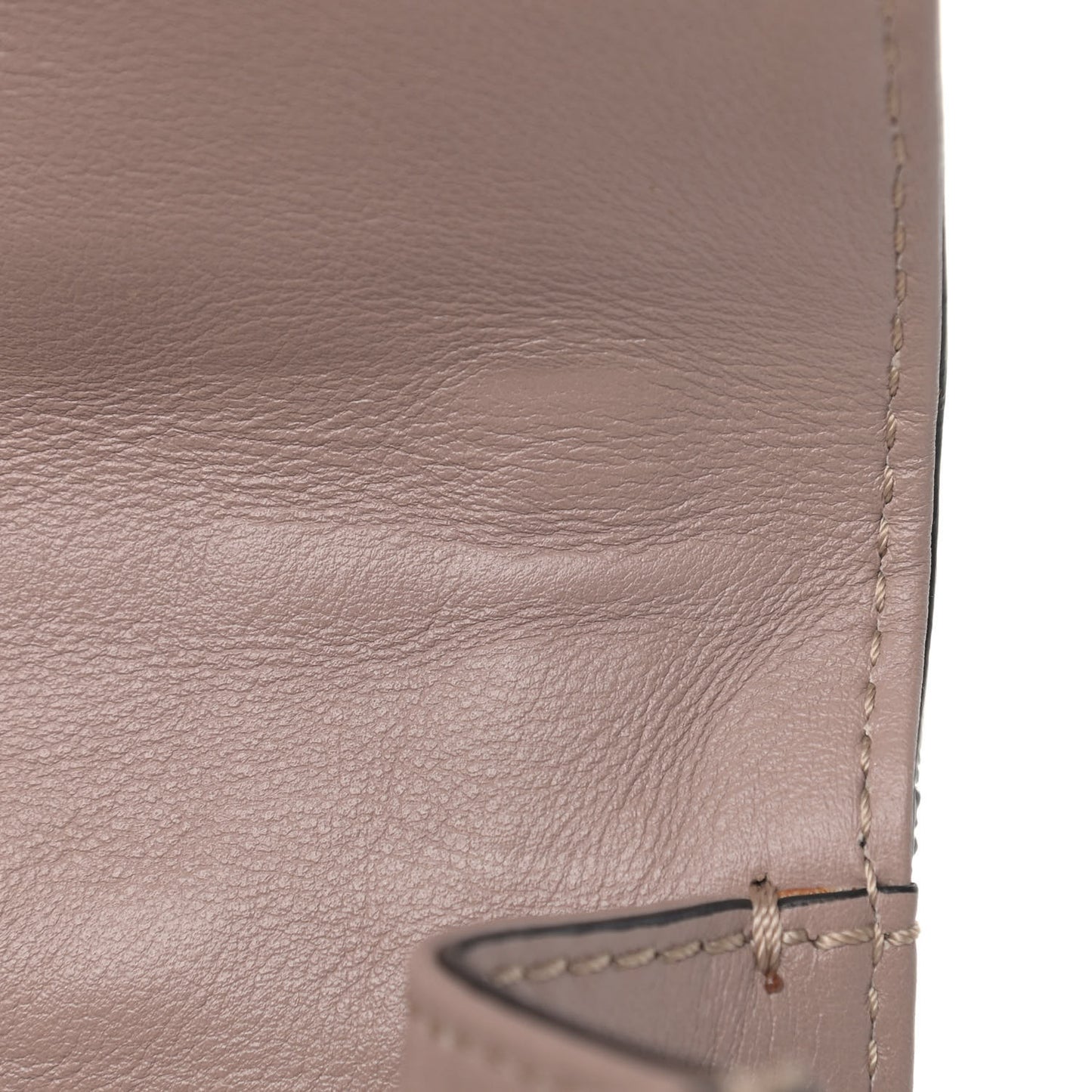 Vitello Small Glam Lock Rockstud Flap Poudre