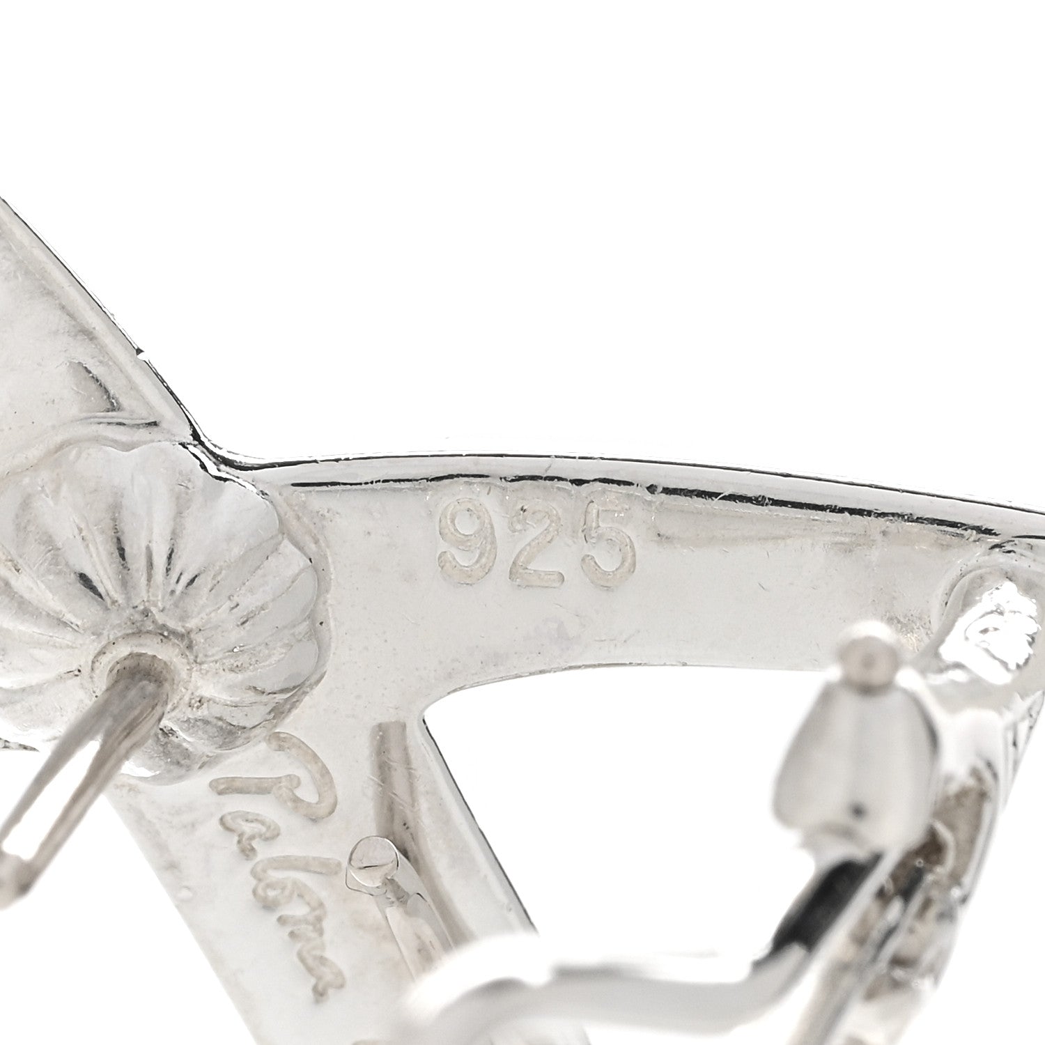 Tiffany Sterling Silver Paloma Picasso Graffiti X Earrings 5 of 7