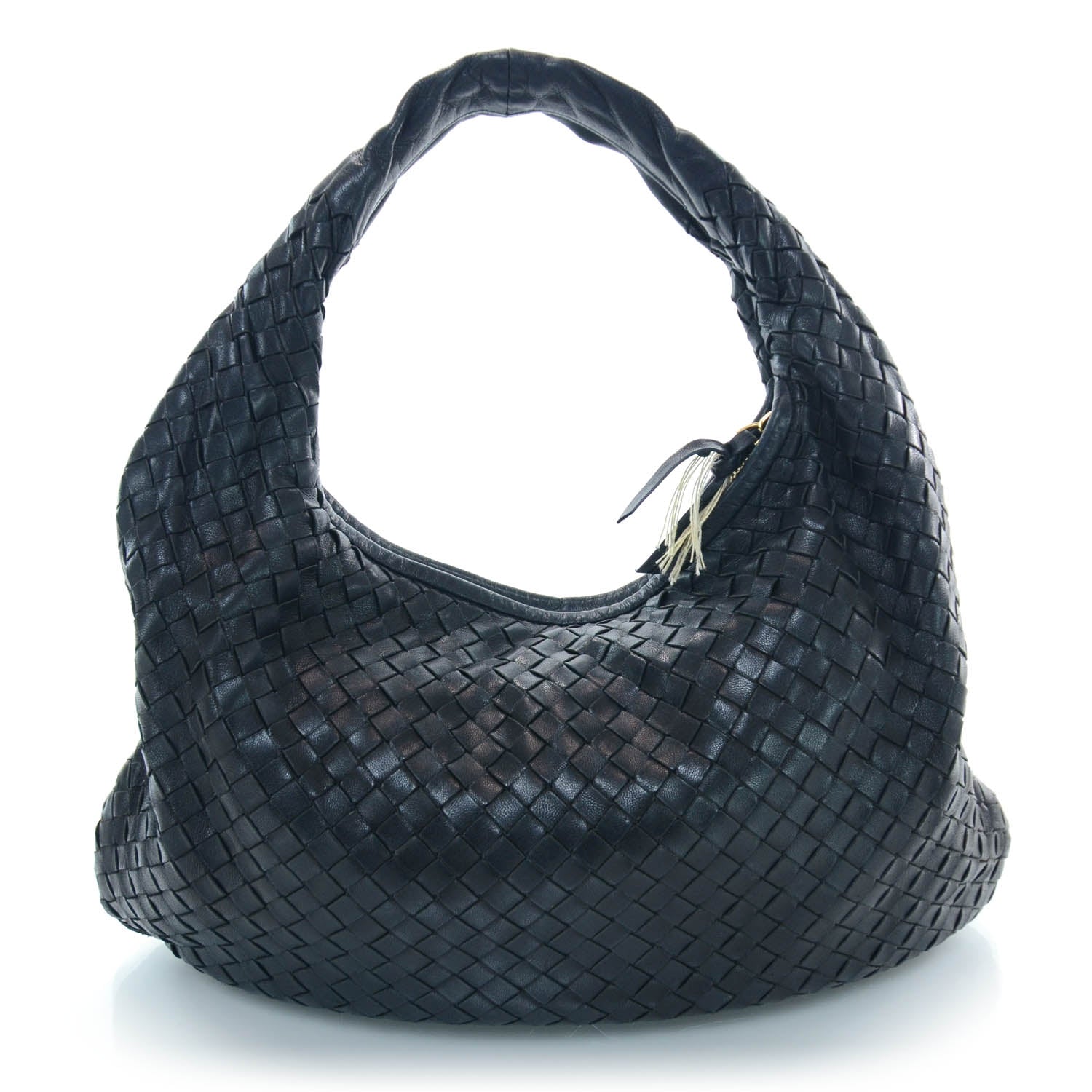 Bottega Veneta Woven Medium Veneta Hobo Nero 3 of 9