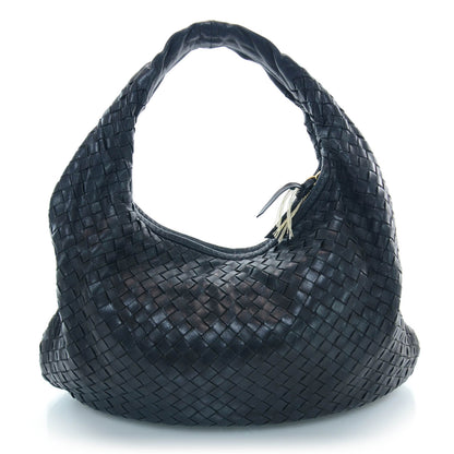 Bottega Veneta Woven Medium Veneta Hobo Nero 3 of 9
