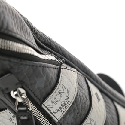 MCM Visetos Spot Medium Sling Bag Black Silver 12 of 12