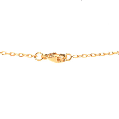Hermes Lacquered Gold Pop H Pendant Necklace Marron Glace 4 of 6