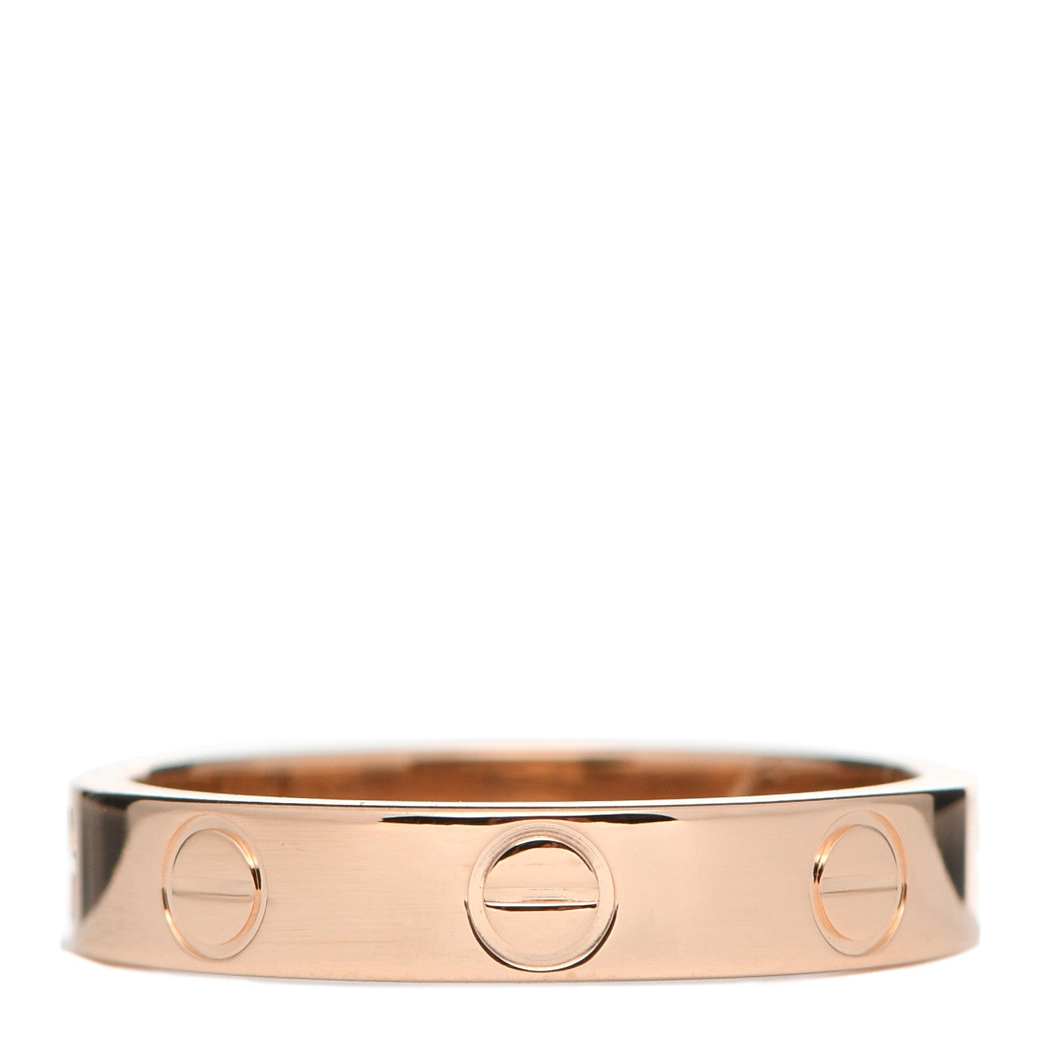 Cartier 18K Pink Gold 3.5mm LOVE Wedding Band Ring 50 5.25 6 of 8