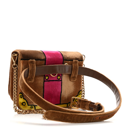 Prada Velvet Cahier Belt Bag Cammello 3 of 15