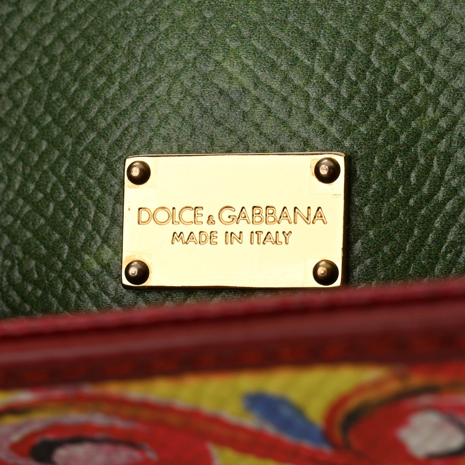 Dolce & Gabbana Dauphine Majolica Printed Mini Miss Sicily Satchel Multicolor 6 of 9