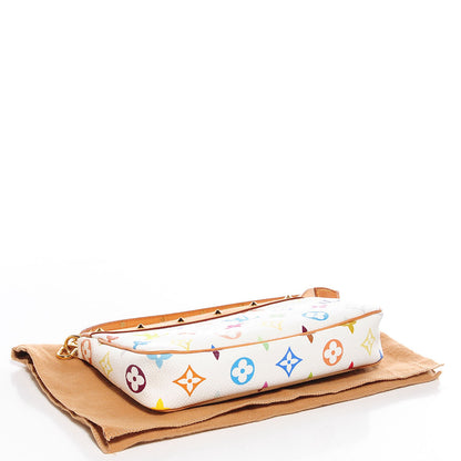 Louis Vuitton Monogram Multicolor Pochette Accessories White 5 of 9