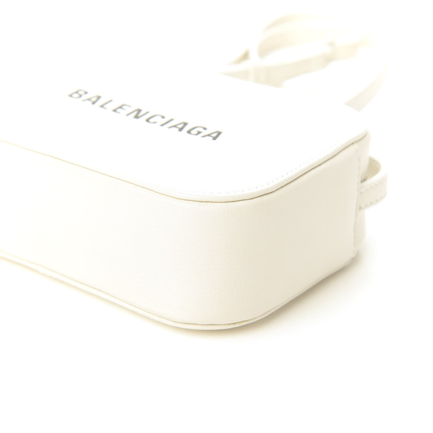 Balenciaga Calfskin Logo XS Everyday Camera Bag White 8 of 8